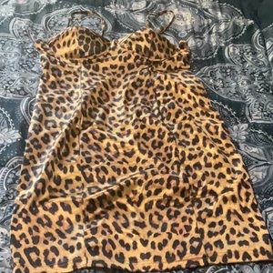 Leopard Midi Bodycon Dress